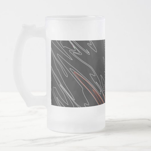 Chope Givrée Rouge noir marbré (Gauche)