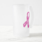 Chope Givrée Ruban déchiré/insigne...Cancer du sein (Devant droit)