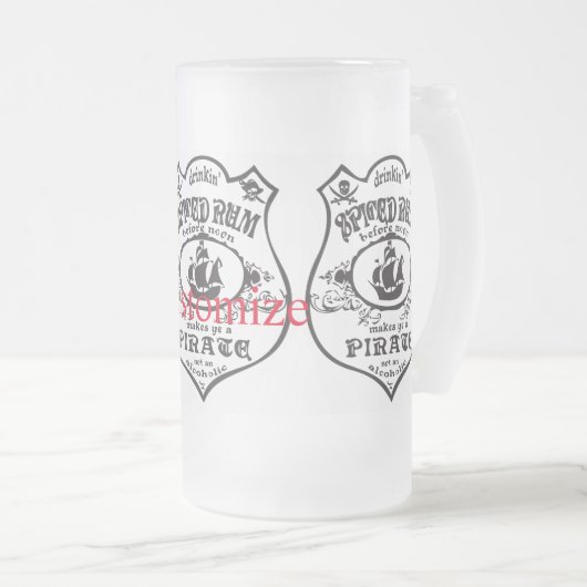 Chope Givrée Rum épicé Pirate Boisson Thunder_Cove (Devant droit)