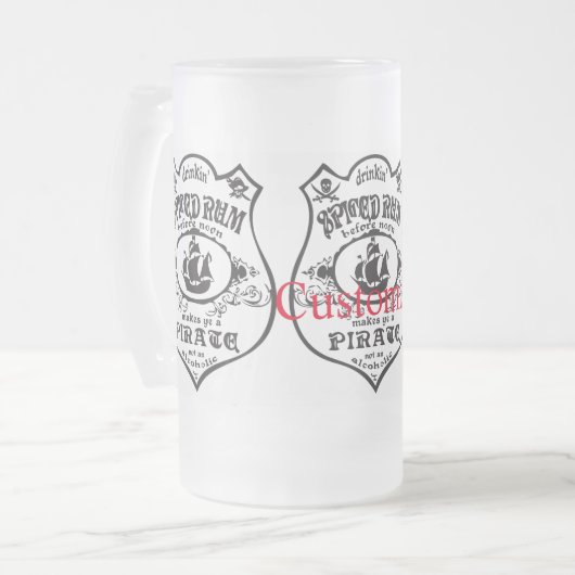 Chope Givrée Rum épicé Pirate Boisson Thunder_Cove (Devant gauche)