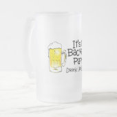 Chope Givrée Sa ma bière d'enterrement de vie de jeune garçon (Devant gauche)