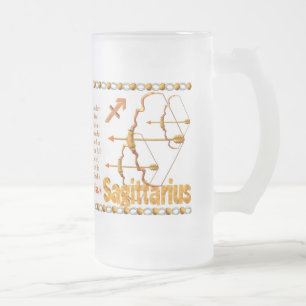 Chope Givrée Sagittaire 1985 né par taureau en bois du zodiaqu