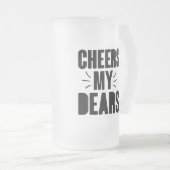 Chope Givrée Salue Mon Cher Design De Typographie Dessinée À La (Devant droit)