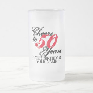 Chope Givrée Salutations à 50 ans sur mesure 50e anniversaire c