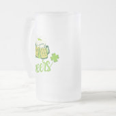 Chope Givrée Salutations avec Shamrock - Saint Patrick Day (Devant gauche)