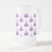 Chope Givrée Sapin de Noël Persistant Rouge-Violet (Devant droit)