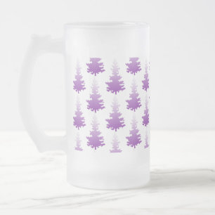 Chope Givrée Sapin de Noël Persistant Rouge-Violet