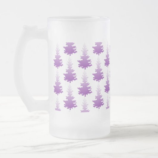 Chope Givrée Sapin de Noël Persistant Rouge-Violet (Gauche)