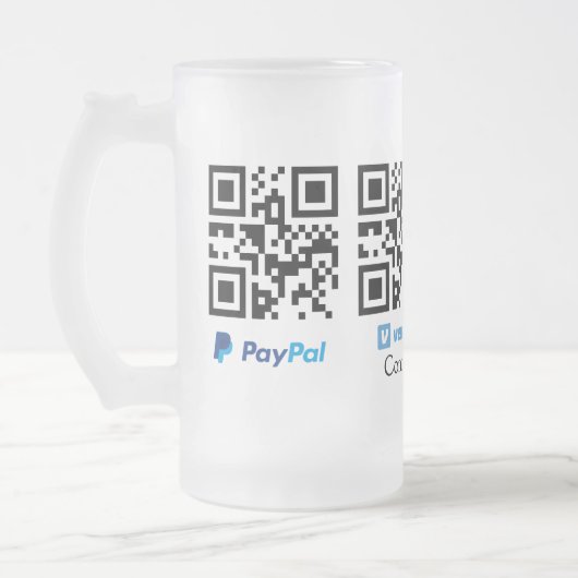 Chope Givrée Scanner pour payer le code q r paypal venmo ajoute (Gauche)