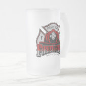 Chope Givrée Secourt du service d'incendie du casque pompier AJ (Devant droit)