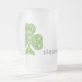 Chope Givrée Shamrock celtique Green St. Patrick's Day Sainte (Devant gauche)