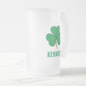 Chope Givrée Shamrock Green Clover Irlande Celtic Irish Nom (Devant droit)