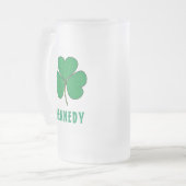 Chope Givrée Shamrock Green Clover Irlande Celtic Irish Nom (Devant gauche)