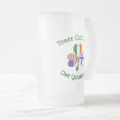 Chope Givrée Shamrock personnalisé des drapeaux irlandais améri (Devant droit)