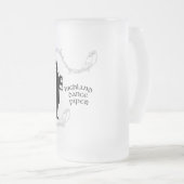 Chope Givrée Silhouette de joueur de cornemuse (Devant droit)