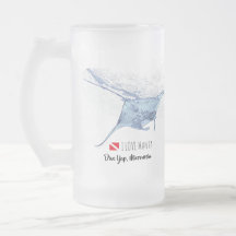 Silhouette de Manta ray