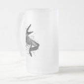 Chope Givrée Silhouette noire d'un crocodile (Devant gauche)