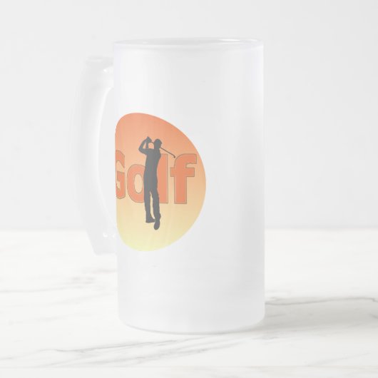Chope Givrée Silouhette de Golfer (Devant gauche)