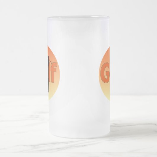 Chope Givrée Silouhette de Golfer (Centre)