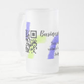 Chope Givrée Simple entreprise site web code-barres QR ajouter (Devant gauche)