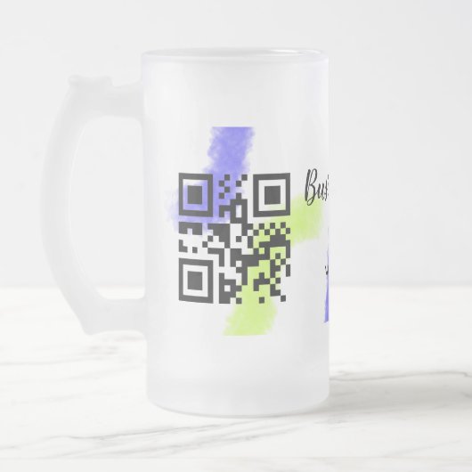 Chope Givrée Simple entreprise site web code-barres QR ajouter (Gauche)
