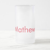 Chope Givrée simple initial letter monogram add your name lett (Centre)