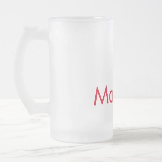 Chope Givrée simple initial letter monogram add your name lett (Gauche)