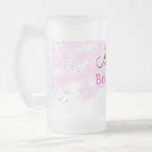 Chope Givrée simple minimal ajouter nom monogramme rose demoise (Gauche)