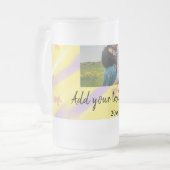 Chope Givrée simple minimal customized name monogram text throw (Devant gauche)