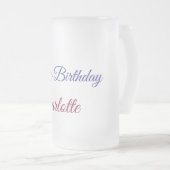 Chope Givrée SIMPLE MINIMAL.CUTIE AJOUTER NOM BÉBÉ joyeux anniv (Devant droit)