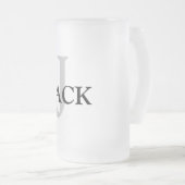 Chope Givrée simple minimum ajouter votre nom MONOGRAM GROOMSME (Devant droit)