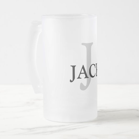 Chope Givrée simple minimum ajouter votre nom MONOGRAM GROOMSME (Devant gauche)