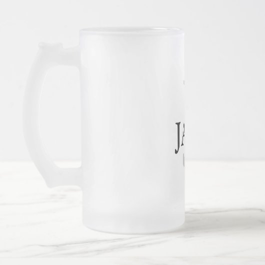 Chope Givrée simple minimum ajouter votre nom MONOGRAM GROOMSME (Gauche)