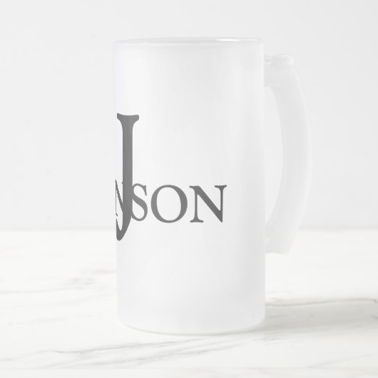 Chope Givrée simple minimum ajouter votre nom MONOGRAM GROOMSME (Devant droit)