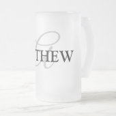 Chope Givrée simple minimum ajouter votre nom MONOGRAM GROOMSME (Devant droit)