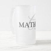 Chope Givrée simple minimum ajouter votre nom MONOGRAM GROOMSME (Devant gauche)