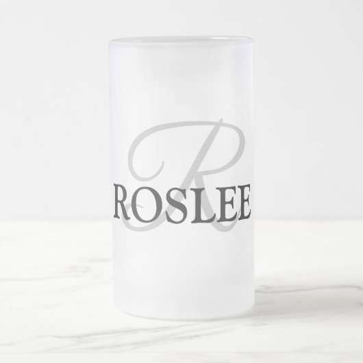 Chope Givrée simple minimum ajouter votre nom MONOGRAM GROOMSME (Centre)