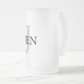 Chope Givrée simple minimum ajouter votre nom MONOGRAM GROOMSME (Devant droit)
