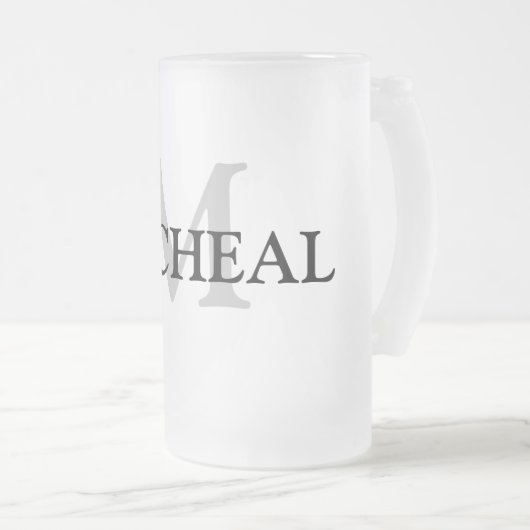 Chope Givrée simple minimum ajouter votre nom MONOGRAM GROOMSME (Devant droit)