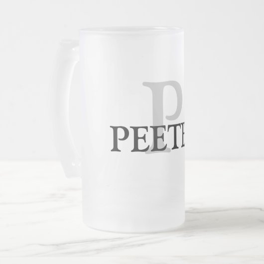 Chope Givrée simple minimum ajouter votre nom MONOGRAM GROOMSME (Devant gauche)