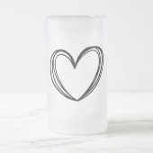 Chope Givrée simple minimum ajouter votre texte monogramme phot (Centre)