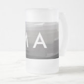 Chope Givrée Simple monogram add your name letter man minimal t (Devant droit)