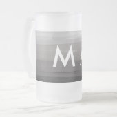 Chope Givrée Simple monogram add your name letter man minimal t (Devant gauche)