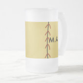 Chope Givrée Simple monogramme ajouter votre nom lettre man min (Devant droit)