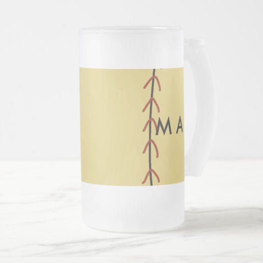 Chope Givrée Simple monogramme ajouter votre nom lettre man min (Devant droit)