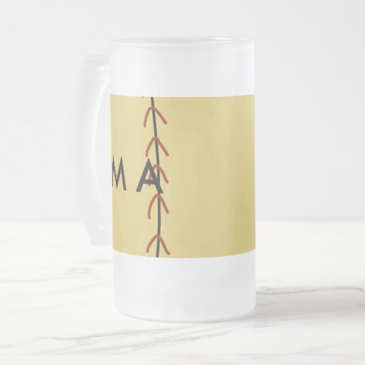 Chope Givrée Simple monogramme ajouter votre nom lettre man min (Devant gauche)