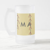 Chope Givrée Simple monogramme ajouter votre nom lettre man min (Gauche)