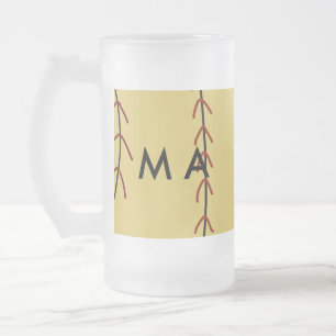 Chope Givrée Simple monogramme ajouter votre nom lettre man min