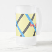 Chope Givrée Simple monogramme ajouter votre nom lettre man min (Devant droit)