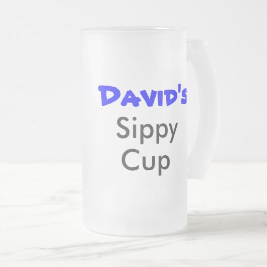 Chope Givrée Sippy Cup personnalisé brasserie stein (Devant droit)